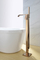 Amazon Bestseller New Freestanding Brass Bathtub Faucet Free Standing Bath Tub Filler Brushed Gold Taps Watermark