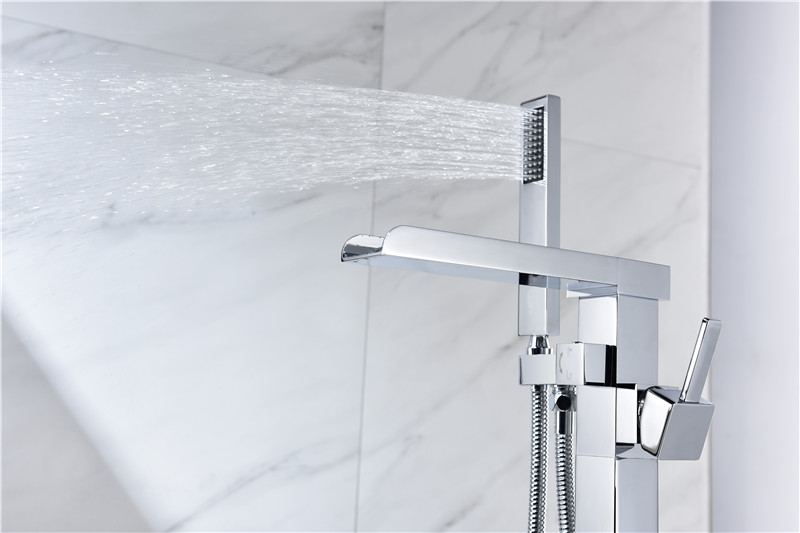 cUPC Freestanding Bath Faucet Brass Body Bathtub Shower Water Faucets with Handheld Sprayer