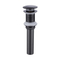 High Quality bathroom pop up drain click clack matte black sink stopper