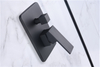 Modern Concealed Luxury Shower Systems With Rainfall Shower Head And Hand Held Shower Combo Kit
