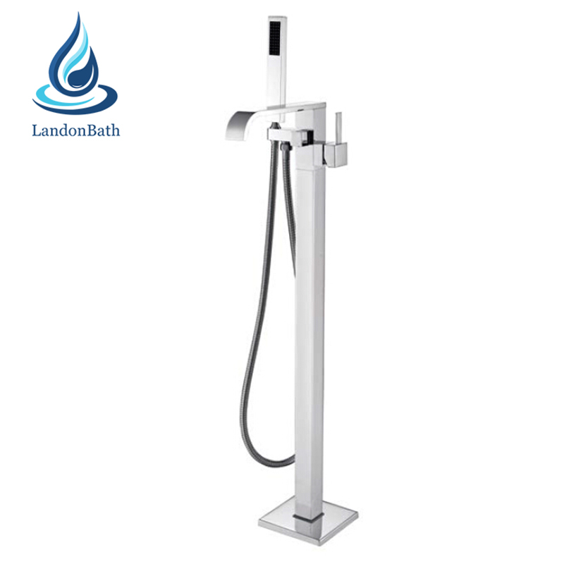 Bath Spout Brass Cover Tub Filler Water Floor Chrome Taps Uk Standard Stand Shower Set Garden Tap Faucet Best Fillers