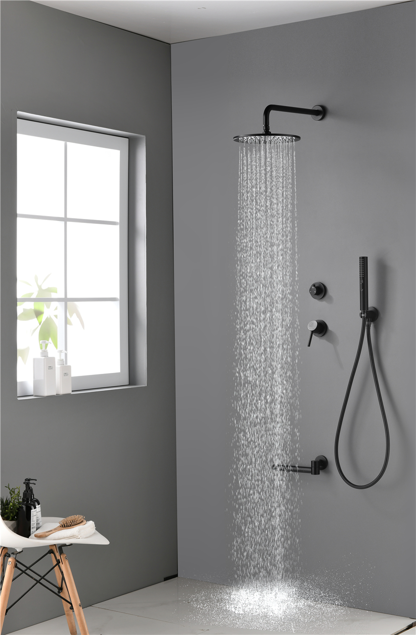 Wholesale Bathroom Concealed Installation Hand Held Rain Shower Head Faucet Set
