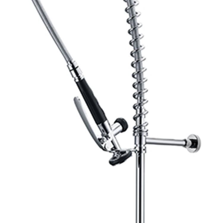Wall Mounted Kitchen Sink Faucets Commercial Style Pre Rinse In Chrome Single Handle Pull Down Kitchen Faucet