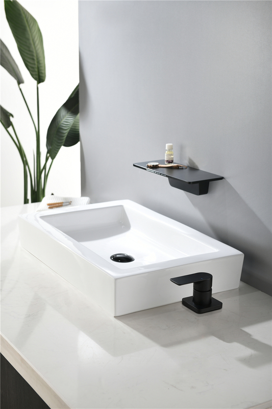 Wall Mounted Basin Mixer Faucet Black Taps Tap Wash Gold Bathroom Faucets Modern Brass Mount