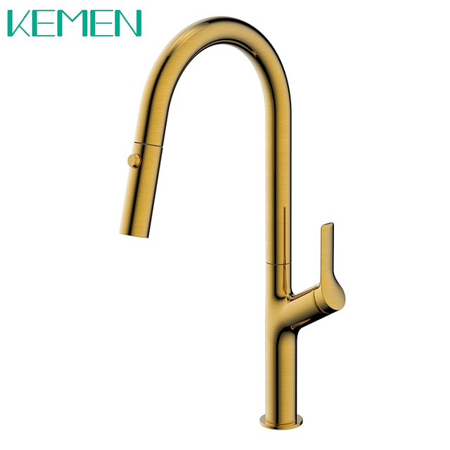 High Quality Mixer Kitchen Tap 304 Stainless Steel Kitchen Faucet Pull Down Rose Gold Faucet