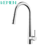 2021 High Quality Kitchen Faucet Stainless Steel Flexible Tap Water Faucet Pull Down Kitchen Mixer Tap