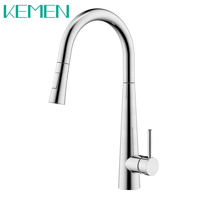 2021 High Quality Kitchen Faucet Stainless Steel Flexible Tap Water Faucet Pull Down Kitchen Mixer Tap