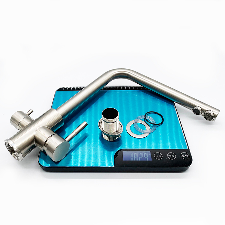 Modern 3 Three Way Faucet 304 Deck Mounted Water Filter Kitchen Tap Hot And Cold Faucet Water Filter Kitchen