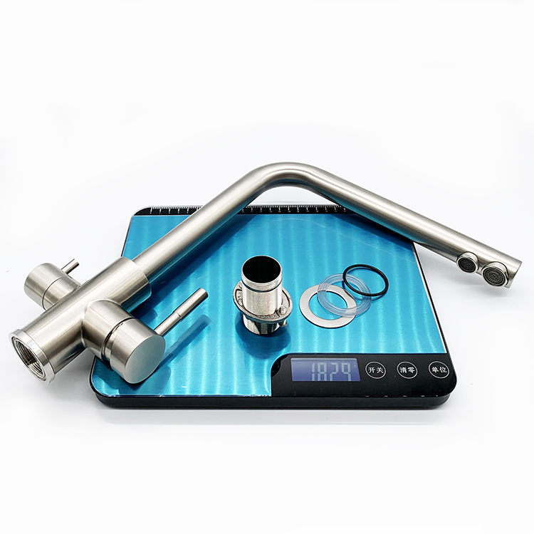 Modern 3 Three Way Faucet 304 Deck Mounted Water Filter Kitchen Tap Hot And Cold Faucet Water Filter Kitchen