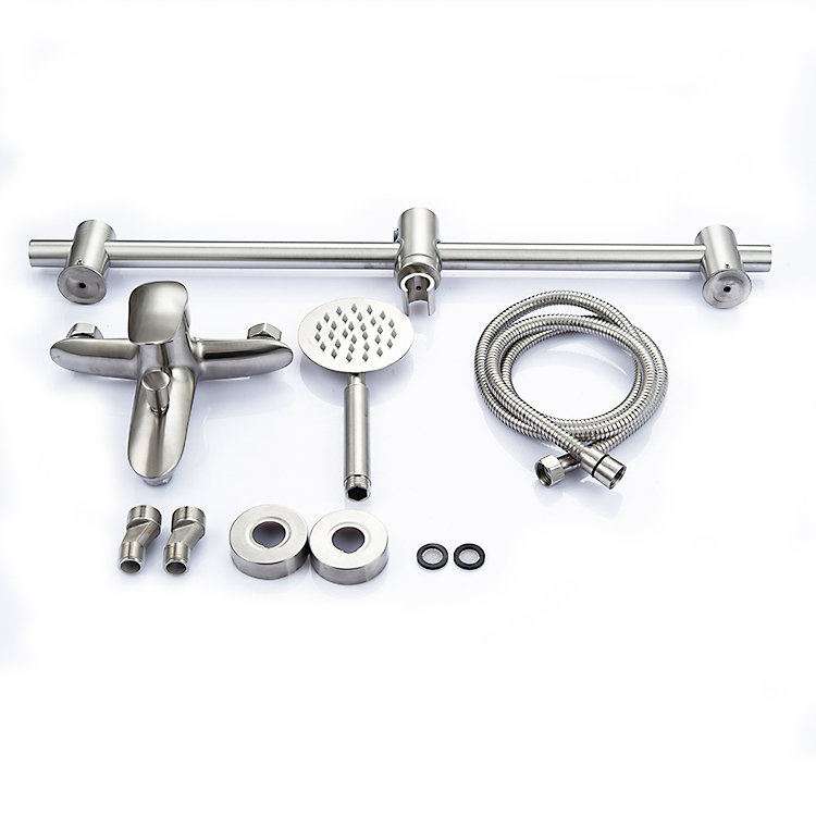 China Faucet Supplier 304 Bath Shower Faucet with SUS 304 Hand Shower Bathroom Shower Set