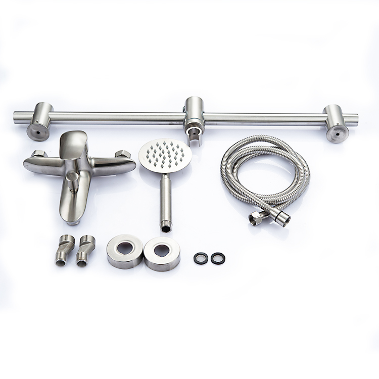China Faucet Supplier 304 Bath Shower Faucet with SUS 304 Hand Shower Bathroom Shower Set
