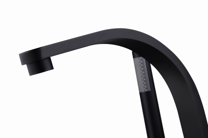 Matte Black Freestanding Bathtub Faucet 2022 Hot Selling Tap