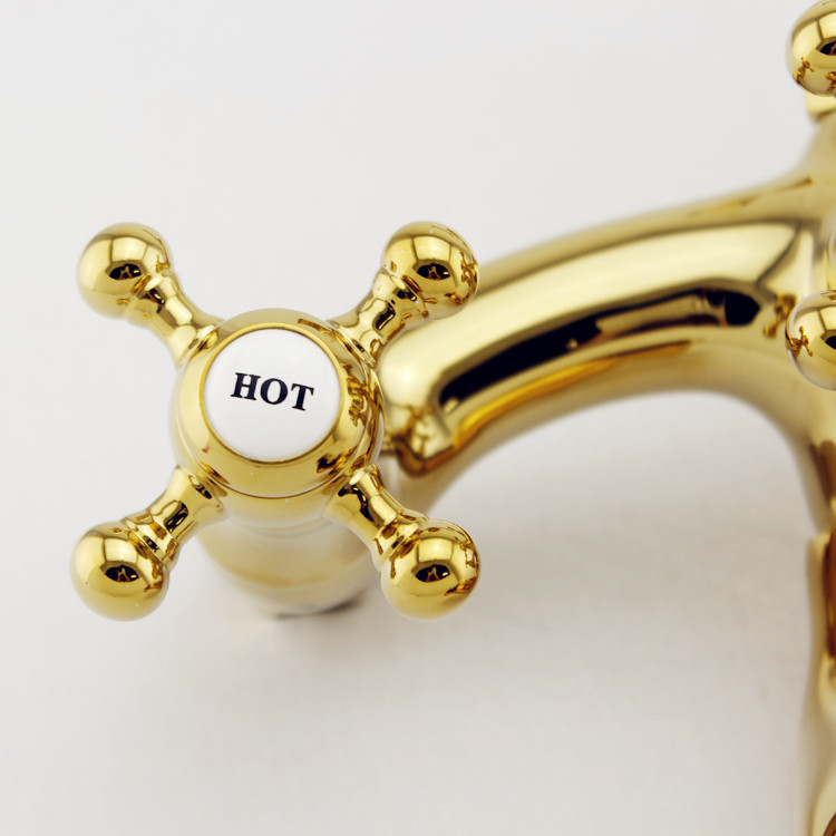 Golden and Black Color Supplier Price High Brass Quality Faucet