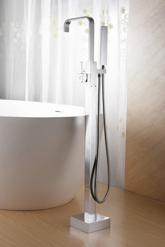 Brass Chromed Freestanding Faucet Nice Quality Thermostatic Bathtub Mixer