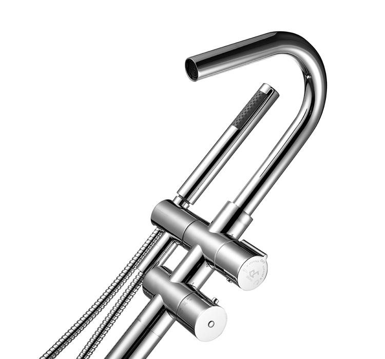 Bathroom Thermostatic Freestanding Bathtub Shower Mixer Faucet DF-02037