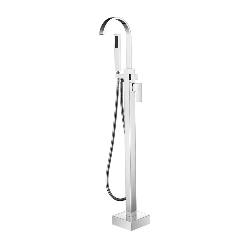 Square ORB Color Floorstanding Bath Filler Faucet Mixer DF-02018