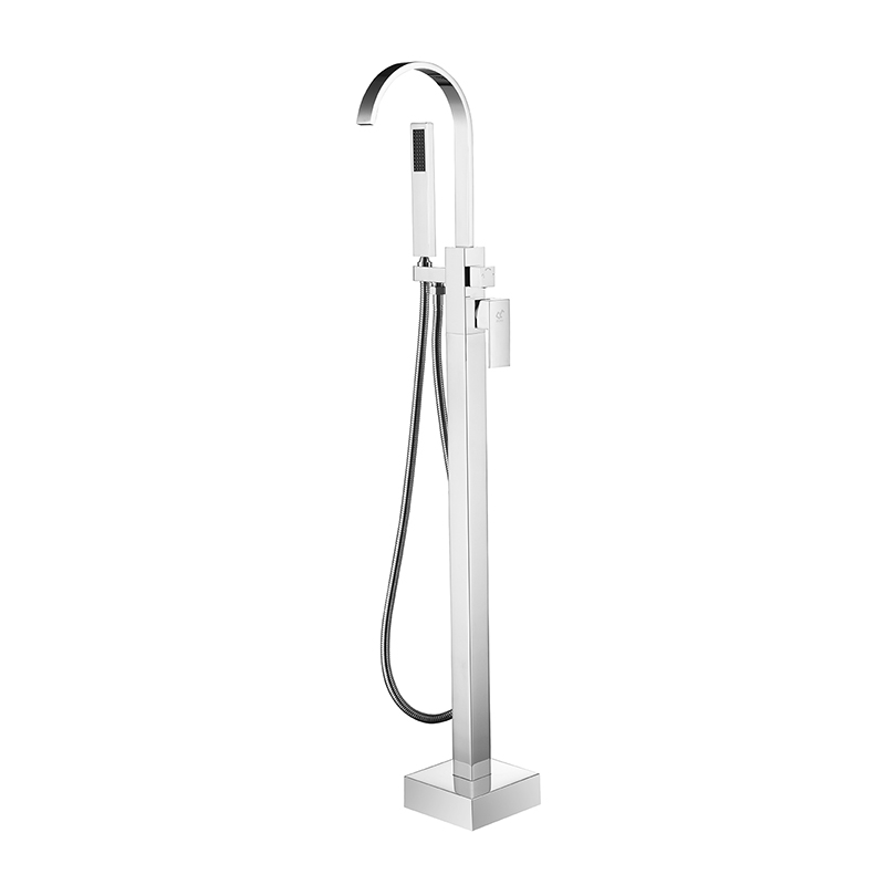 Square ORB Color Floorstanding Bath Filler Faucet Mixer DF-02018