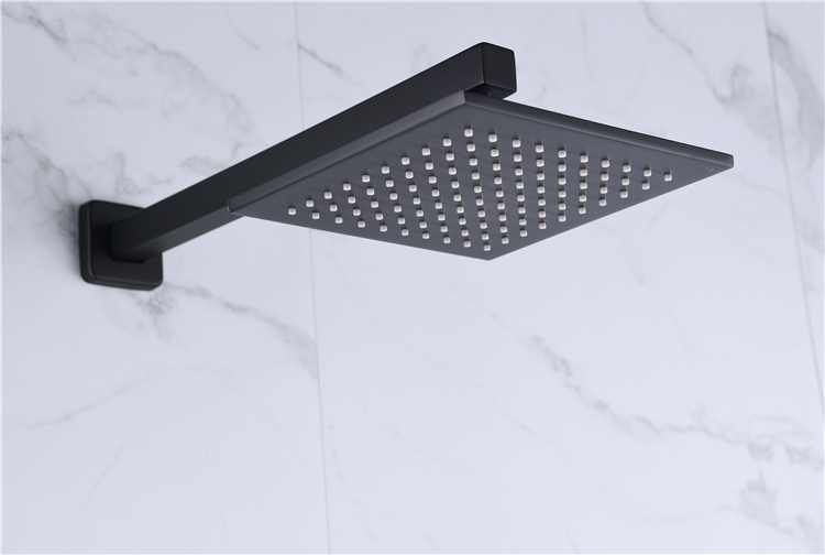 Shower Black Multi Function Matte Bathroom Bath Mixer Faucet Matt Systems Modern Shower Room System