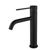 Bathroom Faucet Black Finish Brass Basin Sink Faucets Single Handle Water Mixer Taps Single Hole Brass Sink Faucet