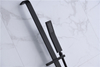 Luxury Black Bathroom Brass Two Way Bathroom Diverter Square Concealed Rain Shower Watermark Concealed Shower Head