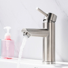 Bathroom Single Hole Handle Stainless Steel Bath Faucet Basin Mixer Tap