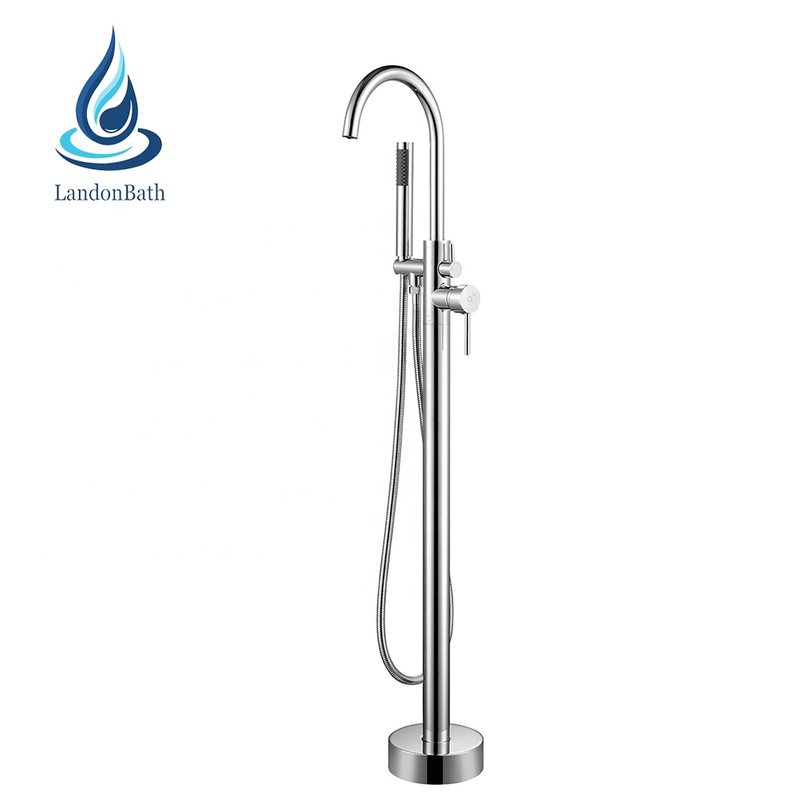 High Quality Brass Freestanding Bathtub Bath Mixer Faucet