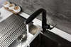 Modern Black&White Solid Brass Single Handle Bathroom Sink Vessel Faucet Basin Mixer Tap