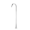 Chrome Finish Floor Mounted Bathtub Tub Filler Freestanding Bathtub Faucet