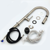 Long Neck Faucet 304 Stainless Steel Kitchen Taps Mixer Faucet Single Handle Pull Down Kitchen Sink Tap