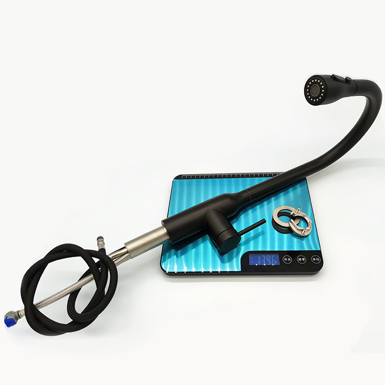 Kitchen Faucet 304 Stainless Steel Matte Black Faucet Pull Down Kitchen Sink Mixer Taps