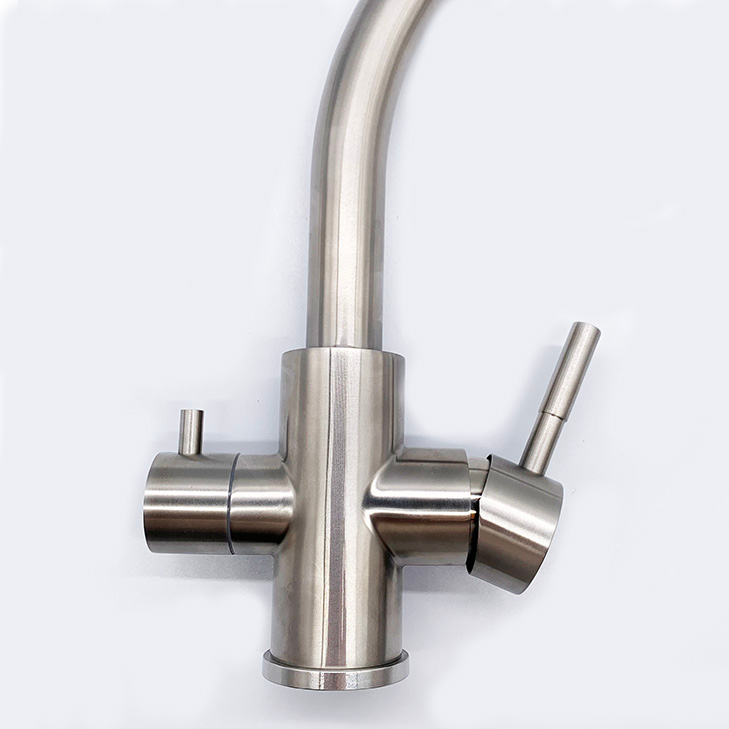 High Quality Stainless Steel 304 Filter Kitchen Faucet Three Way Water Filter Purifier Kitchen Tap Faucet
