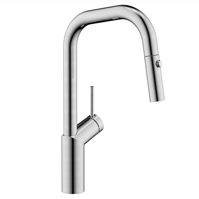 KEMEN New Design Hot And Cold Water Kitchen Mixer Tap Pull Down Sprayer Kitchen Sink Faucet