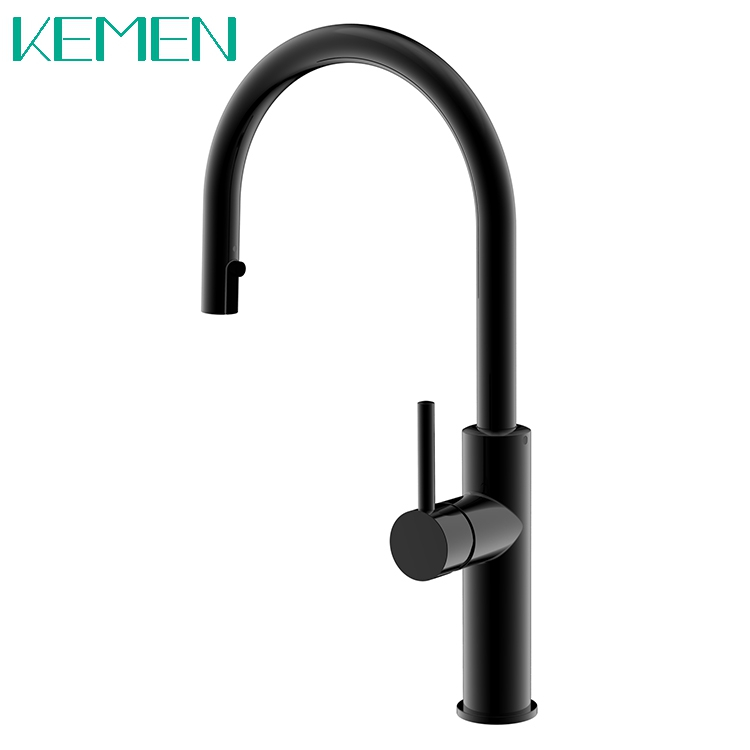 2022 Kitchen Mixer Sink Faucets Stainless Steel 304 Water Tap Modern Matte Black Kitchen Faucet
