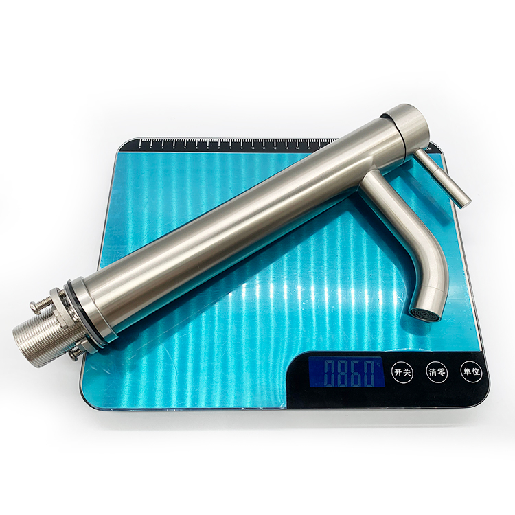 Brushed Basin Faucet Single Hole Hot Cold Water Bathroom Faucet Basin Mixer Taps Sink Bathroom Tap