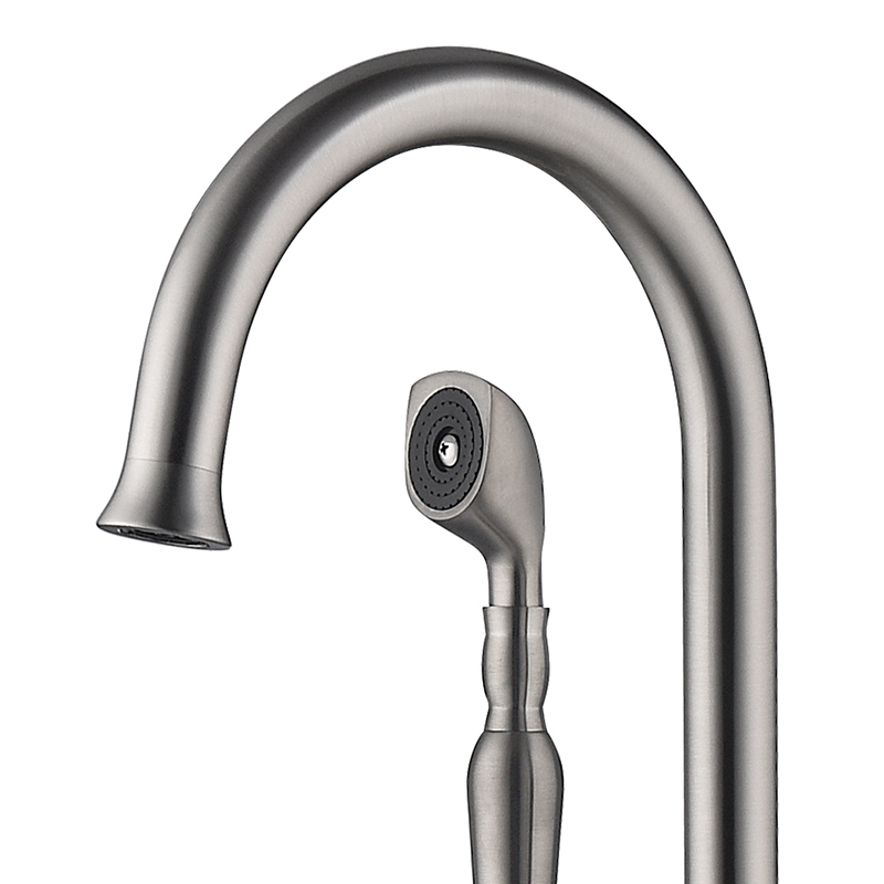 Hot Selling Classical White and Matt Black High Quality Bathtub Tap