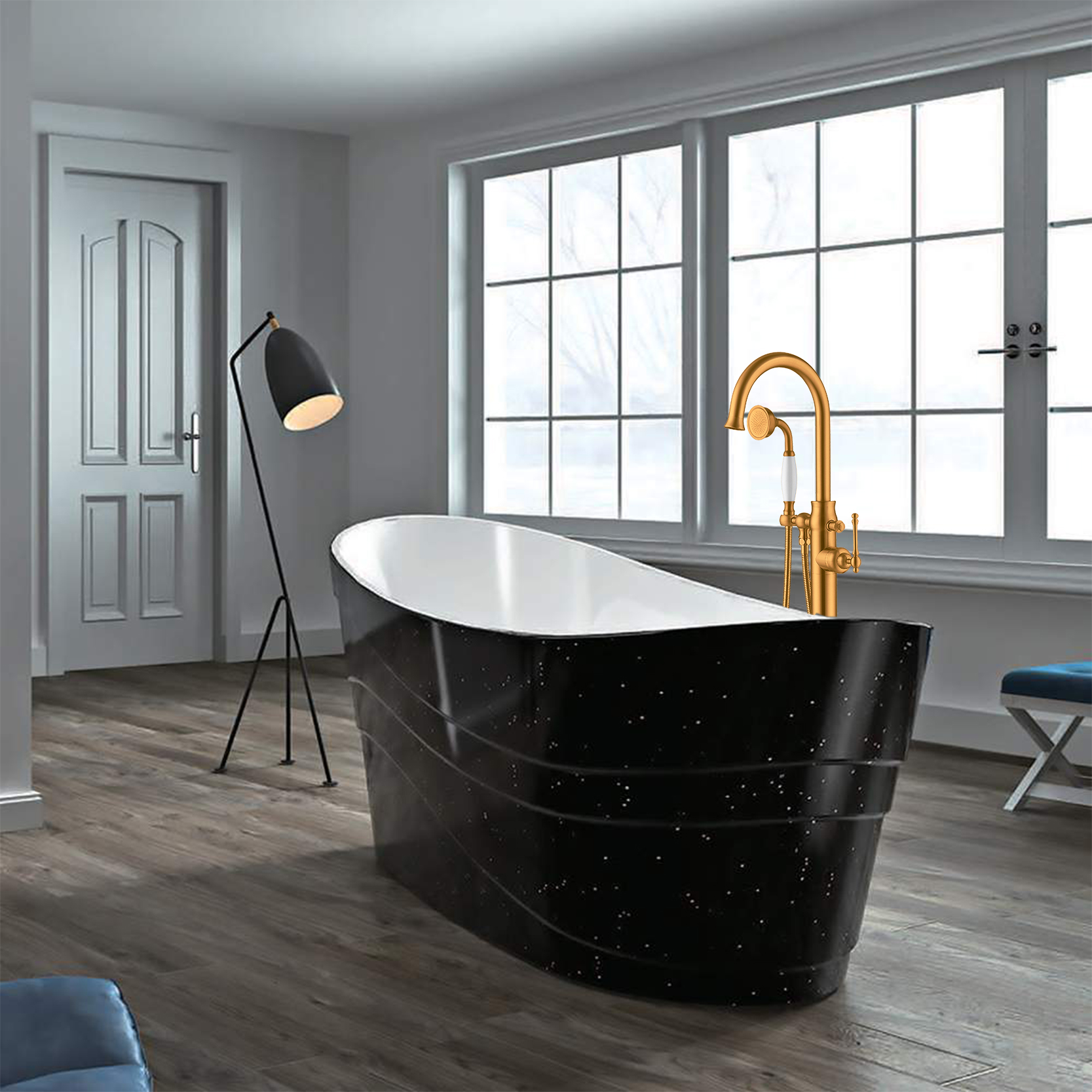 Simple Design Thermostatic Shower Set Bathroom Faucet