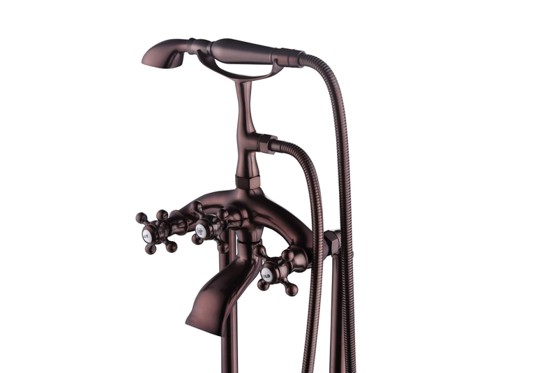 High Brass Quality Simple Design Deck-Mount Roman Thermostatic Bathtub Faucet