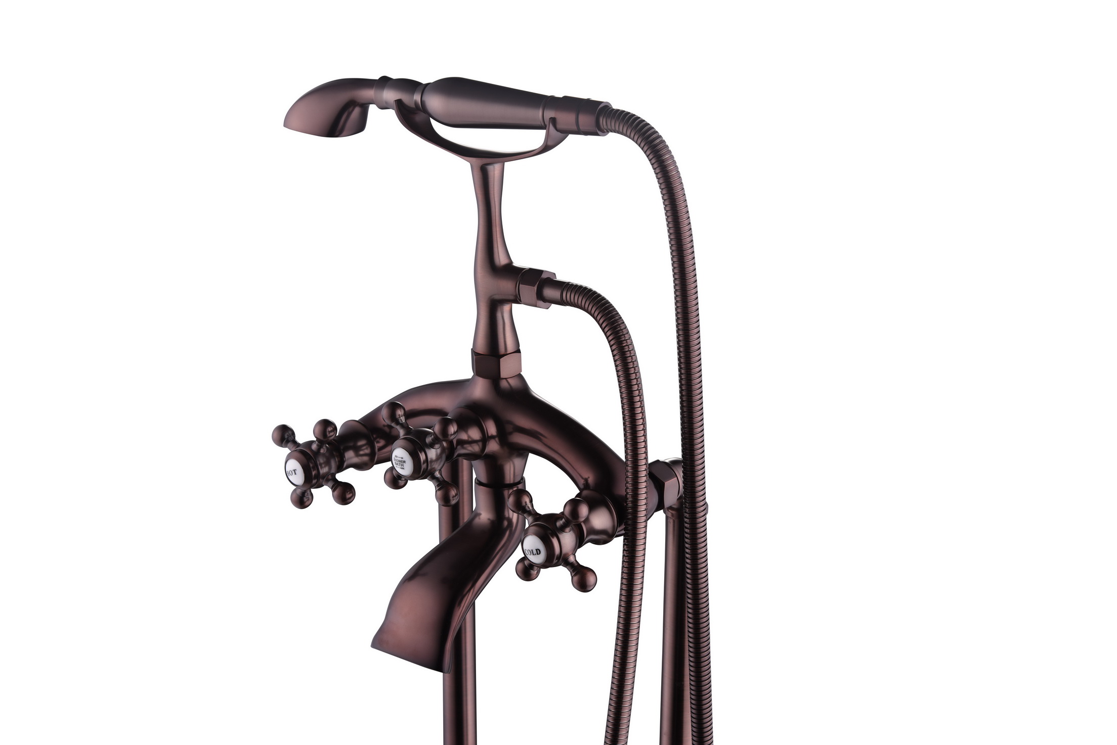 High Brass Quality Simple Design Deck-Mount Roman Thermostatic Bathtub Faucet