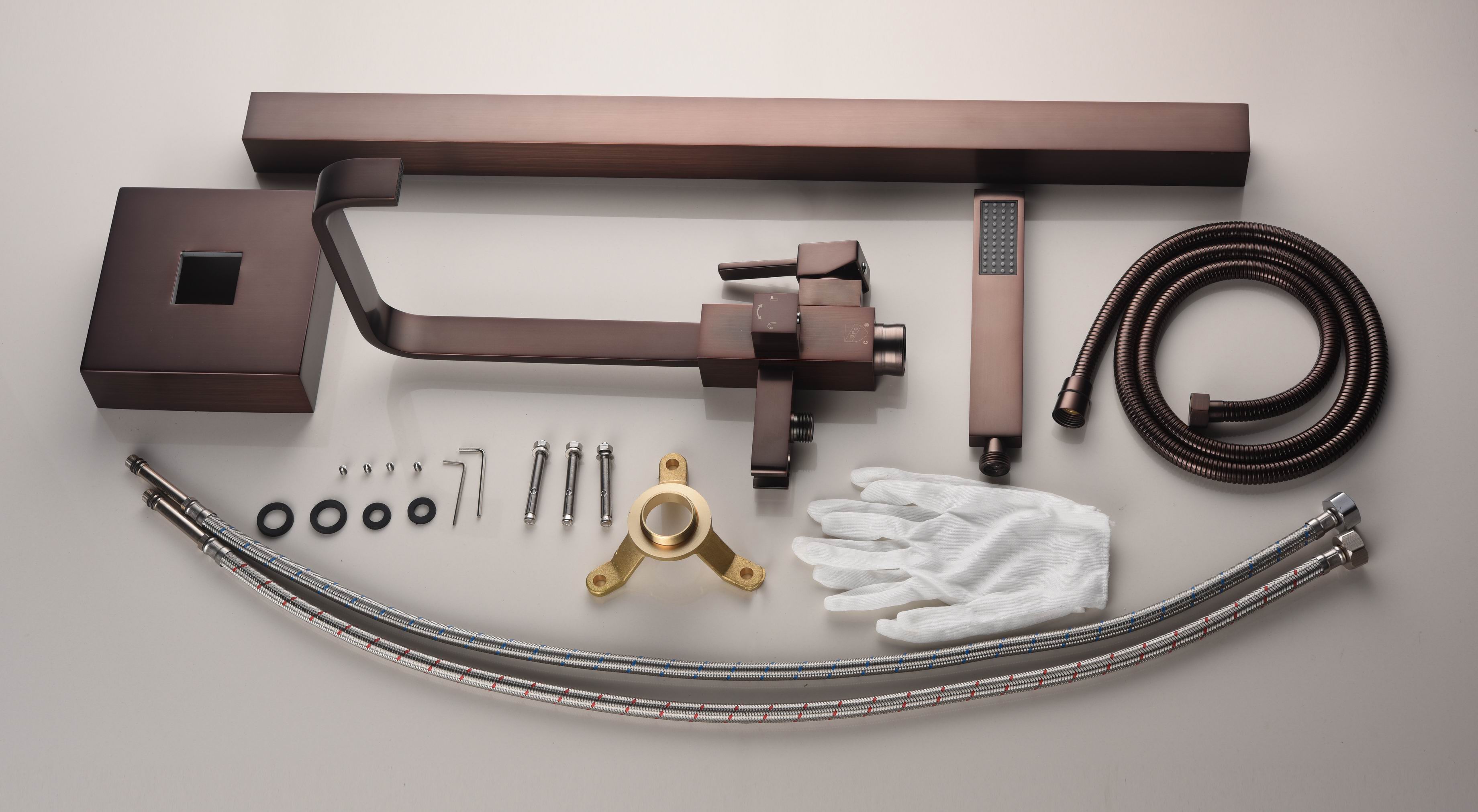 2022 Traditional Style Square Round Freestanding Tap