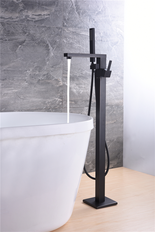 Hot Selling Matt Black Brass Shower Mixer for Villa