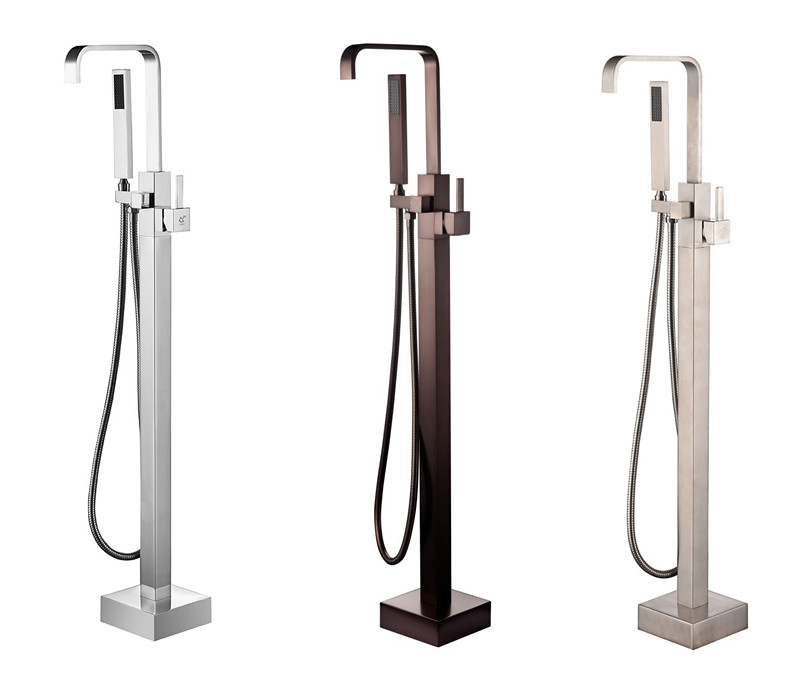 Brass Chromed Freestanding Faucet Nice Quality Thermostatic Bathtub Mixer