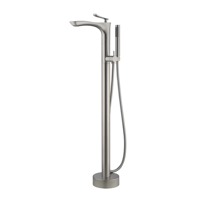 Unique Design WATERMARK Matt Black Freestanding Faucet Floor Tap For Free Standing Bath