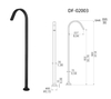 Without Handshower Freestanding Bathtub Faucet DF-02003