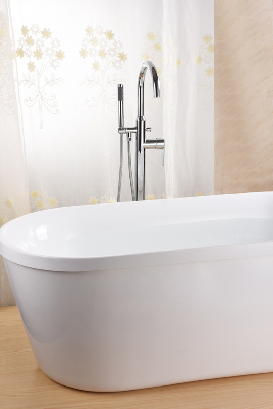 Modern BathtubTap Freestanding Bathtub Faucet DF-02044-2
