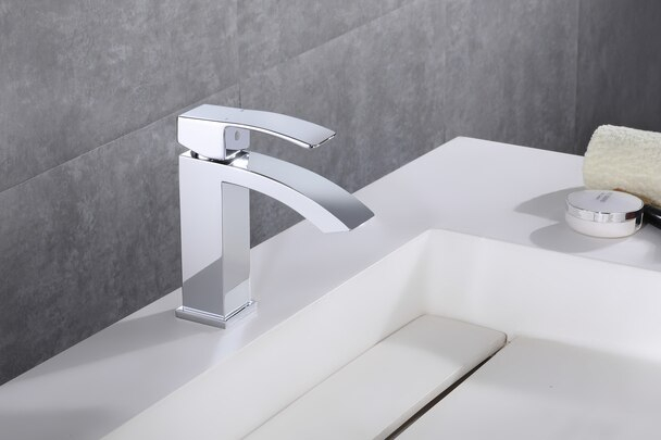 Brass Hot and Cold Water Single Lever Basin Faucet Tap