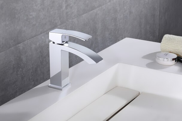 Brass Hot and Cold Water Single Lever Basin Faucet Tap