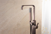 Oil Rubbed Bronze ORB Freestanding Stand Bathroom Faucets Bathtub Mixer Tap with Shower Handheld