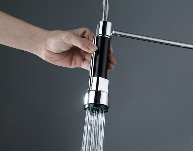 Pipe Style 304 Stainless Steel Brushed Kitchen Water Tap