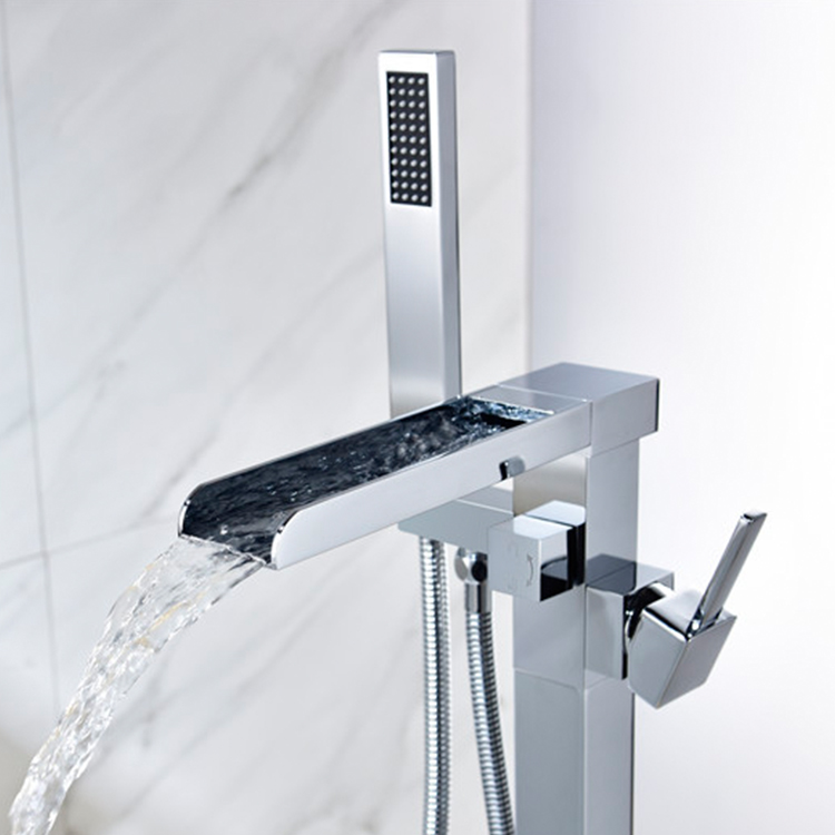 cUPC Freestanding Bath Faucet Brass Body Bathtub Shower Water Faucets with Handheld Sprayer