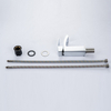 Factory Supplier Bathroom Sink Tap Deck Mounted Chrome Single Handle Single Cold Water Wash Hand Zinc Body Square Basin Faucet
